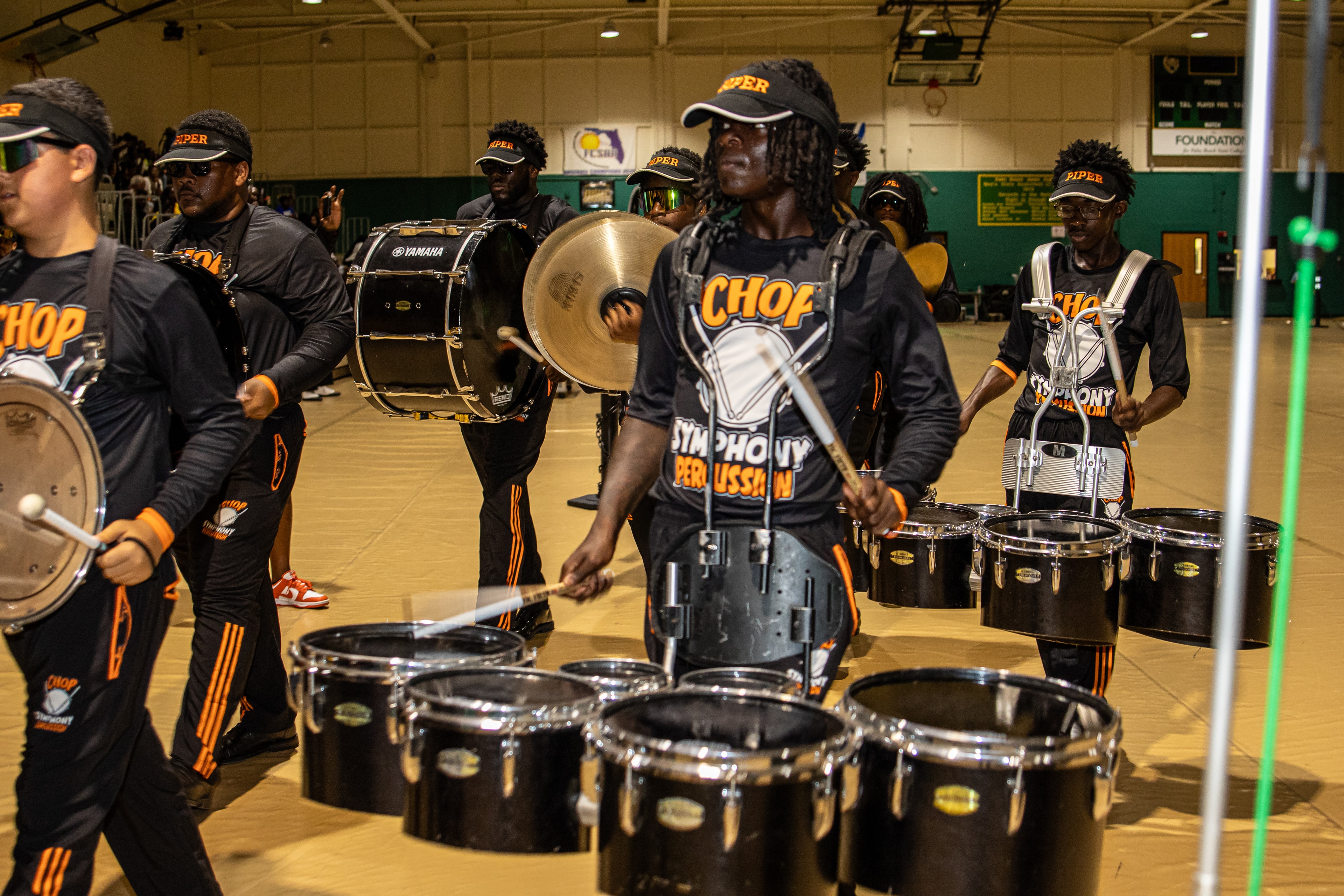 Drumline performance